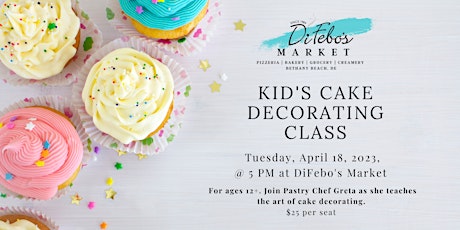 Kid's Cake Decorating Class at DiFebo's Market