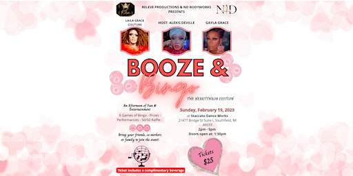 Booze & Bingo: The Heartthrob Edition