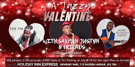A Jazzy Valentine with Saxman Justyn & Friends