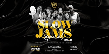 ROOM 187: SLOW JAMS SPECIAL VOL. 2 | OLD-SCHOOL R&B KARAOKE AND GAMESHOW primary image