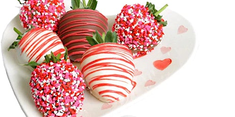 MAKE YOUR OWN VALENTINE  - Chocolate Covered Strawberries & Pretzel Box!
