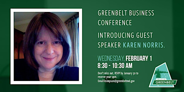 City of Greenbelt's February Business Conference