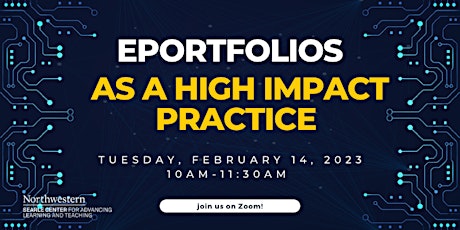 Imagem principal do evento e-Portfolios as  a High Impact Practice