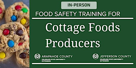 Cottage Food Safety Statewide IN-PERSON Training