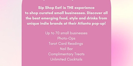Sip Shop Eat! Atlanta Pop-Up