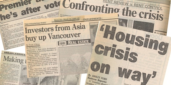 WEBCAST — Looking back, Looking forward: Reflections on Housing Metro Vancouver