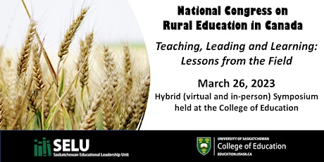 National Congress on Rural Education in Canada Symposium
