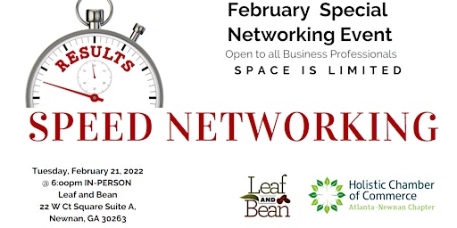 Speed Networking - February Special Event