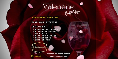Valentine's Day Cocktail Creation Class