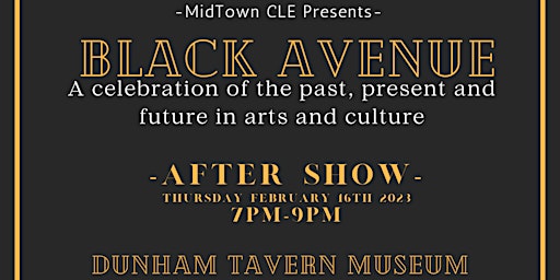 Black Avenue. A celebration of the past, present, and future AFTER SHOW