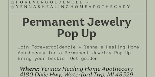 Forevergoldencle Permanent Jewelry Pop Up with Yennas