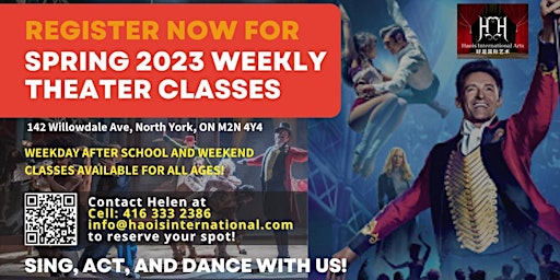 2023 Spring Weekly Theater Classes