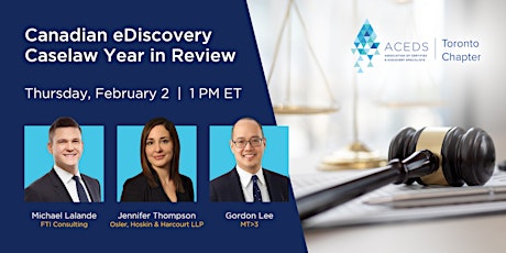 Canadian eDiscovery Caselaw Year in Review