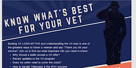 Know What's Best For Your Vet - Lunch and Learn