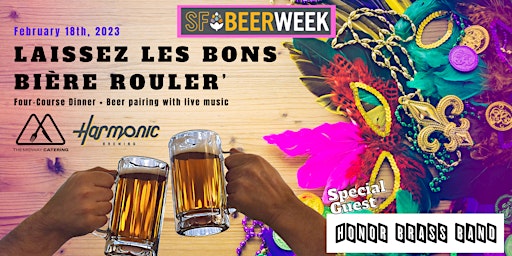 Laissez les bons Bière rouler’ (4-course dinner, beer pairing & live music)