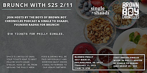 Brown Boys x Single to Shaadi brunch!
