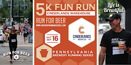 5k Beer Run x Cinderlands Warehouse | 2023 PA Brewery Running Series