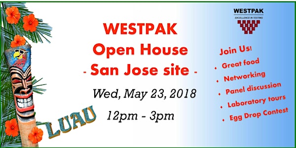 WESTPAK San Jose's Open House Luau: Wed, May 23