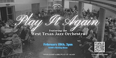 Play It Again Featuring the West Texas Jazz Orchestra