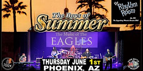 The Rhythm Room presents an evening with the Music Of The Eagles!