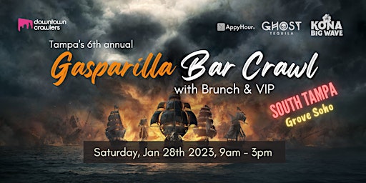 6th Annual Gasparilla Bar Crawl, Brunch & VIP - Tampa (Grove Soho)