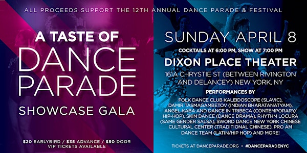 12th Annual 'Taste Of Dance Parade' Showcase Gala