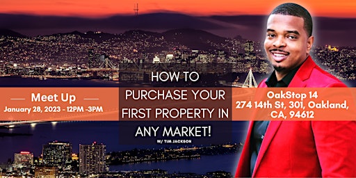How To Purchase Your First Property In Any Market!