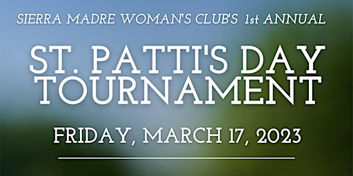 1st Annual St. Patti's Day Golf Tournament