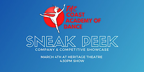 Sneak Peek Company & Competitive Showcase (4:30pm SHOW)