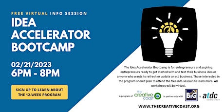 Info Session and Overview for Idea Accelerator Bootcamp