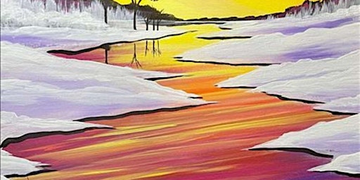 Sunset on the Snowy River - Paint and Sip by Classpop!™