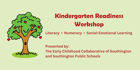 Primaire afbeelding van Southington Kindergarten Readiness Workshop - 2023