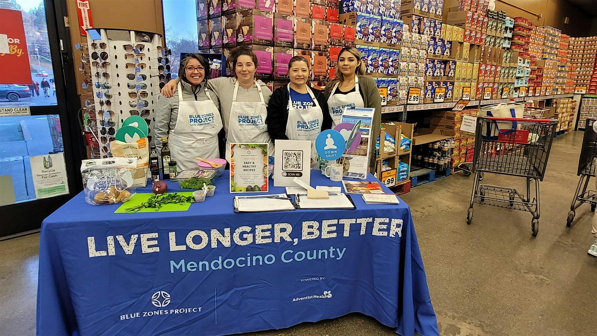 Blue Zones Project Mendocino County – Willits Grocery Outlet Cooking Demo