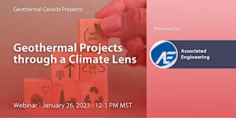 Geothermal Canada 2023 Lecture - Geothermal Projects through a Climate Lens