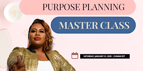 Purpose Planning Master Class primary image