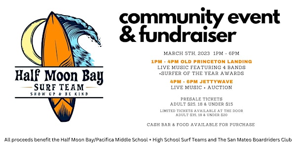 Half Moon Bay Surf Team Fundraiser