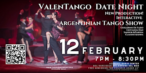 ValenTango Date Night: Argentinian  Tango Show. New production!