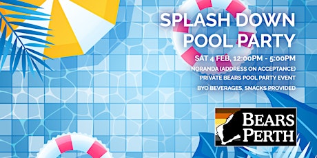 Bears Perth - Splash Down Pool Party primary image