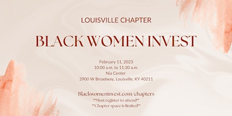 Black Women Invest Monthly Chapter Meetup