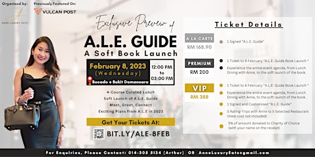 A.L.E. Guide: Soft Book Launch