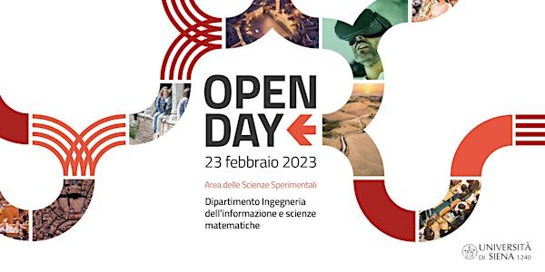 Open Day 2023 USiena. Matematica e Ingegneria DIISM. 15/16.45. PRESENZA