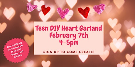 Teen DIY Heart Garland