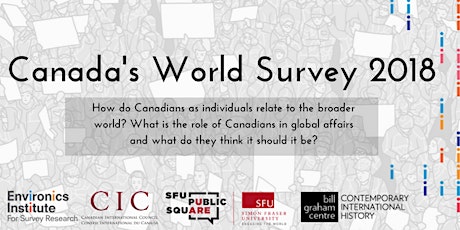 Canada's World Survey 2018: Panel + Reception primary image