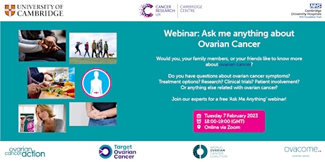 Webinar: Ask me anything about Ovarian Cancer!