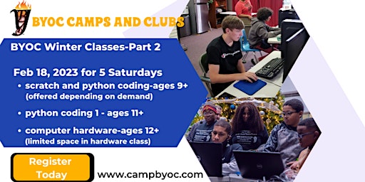 BYOC Camps and Clubs - Winter Classes-Part 2