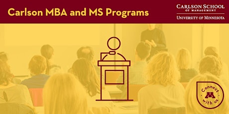Carlson Full-Time MBA Information Session  primary image