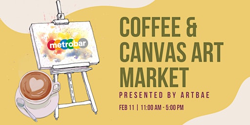 Coffee and Canvas Art Market by Artbae