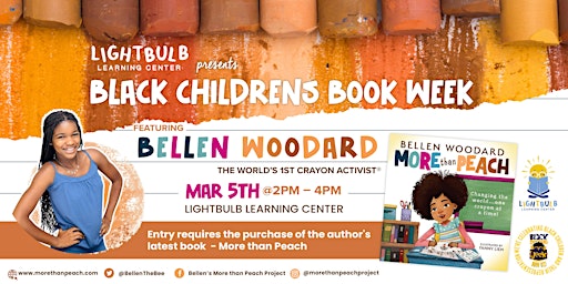 Black Children's Book Week Featuring Bellen Woodard the Crayon Activist
