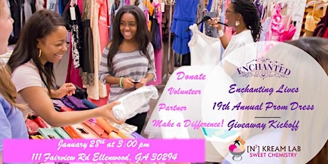 Enchanting Lives 19th Annual Prom Dress Giveaway Kickoff primary image