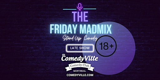 Primaire afbeelding van Stand Up Comedy Show ( Friday 11 pm ) at Live English Comedy Club Montreal